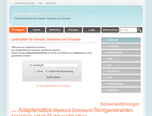 Tablet Screenshot of hydraulikfilter.lieferantenverzeichnis.com
